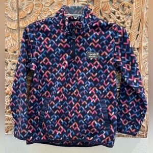 Eddie Bauer 1/4 Zip Front Pullover Sweater- Kids size M(10/12)